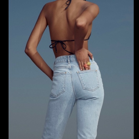 NWT ZARA Z1975 HIGH RISE STRAIGHT JEANS - Picture 3 of 6